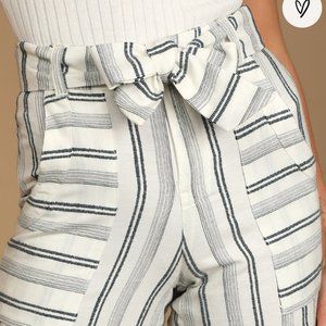 Sandoval White Striped High Rise